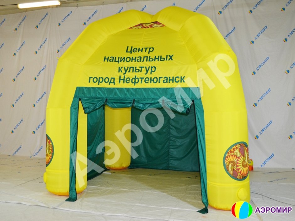 Надувные палатки — пневмокаркасные палатки