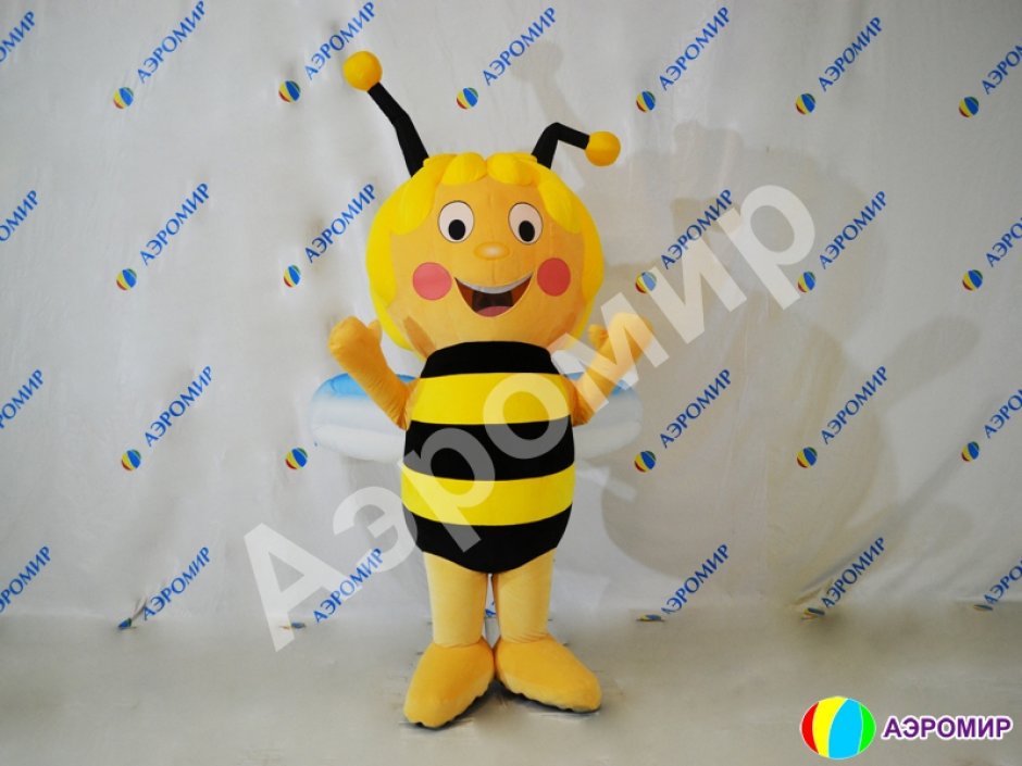 Надувной рекламный костюм Пчелки