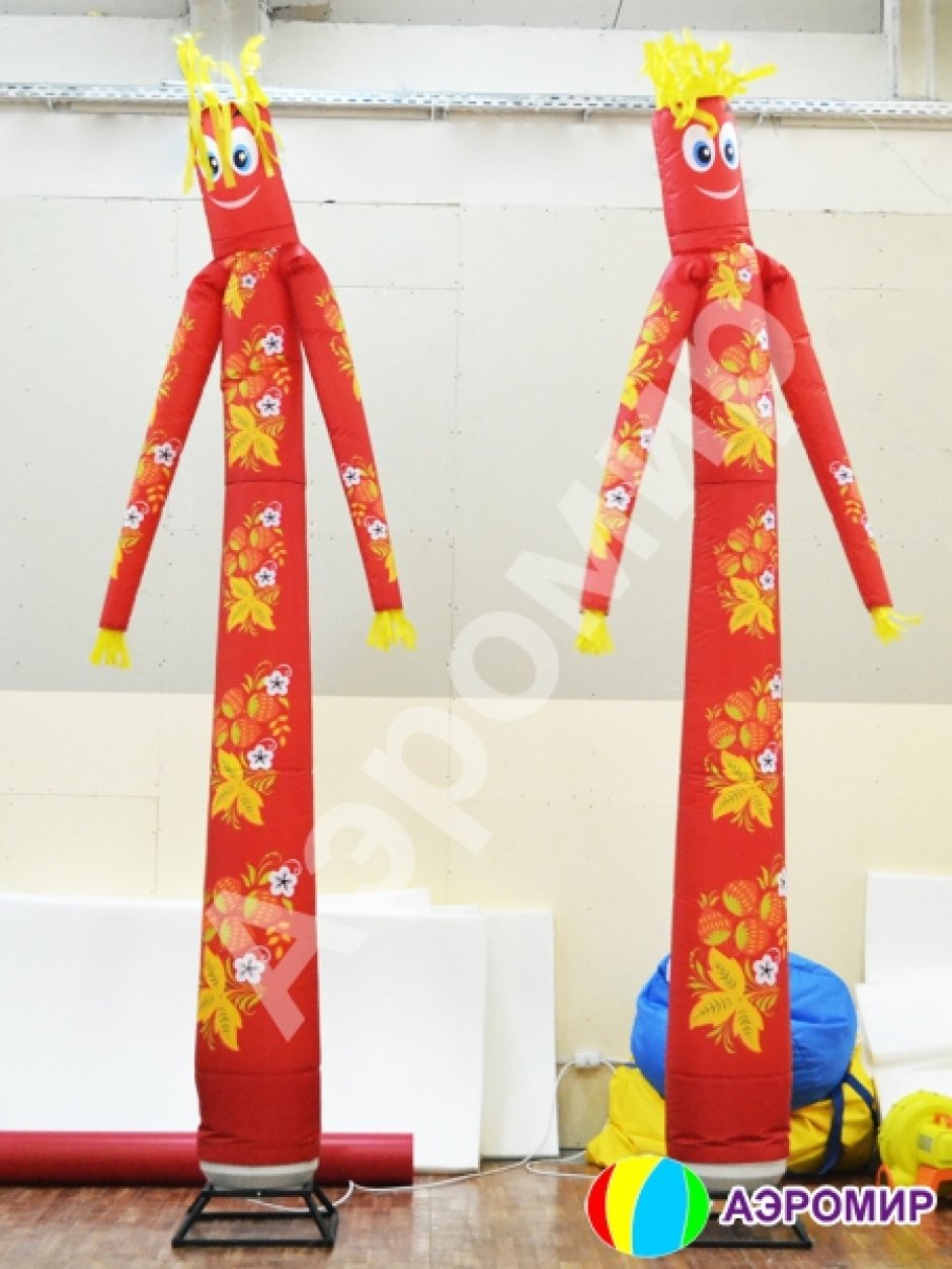 Аэромен Хохлома — яркий орнамент, на одной или двух ногах