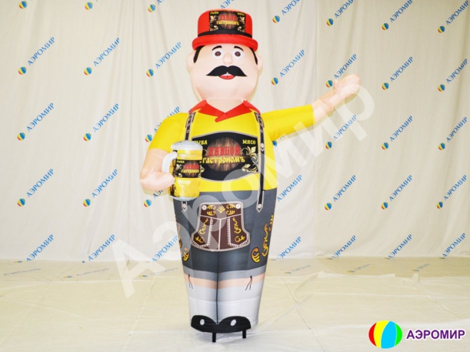 Зазывала с машущей рукой