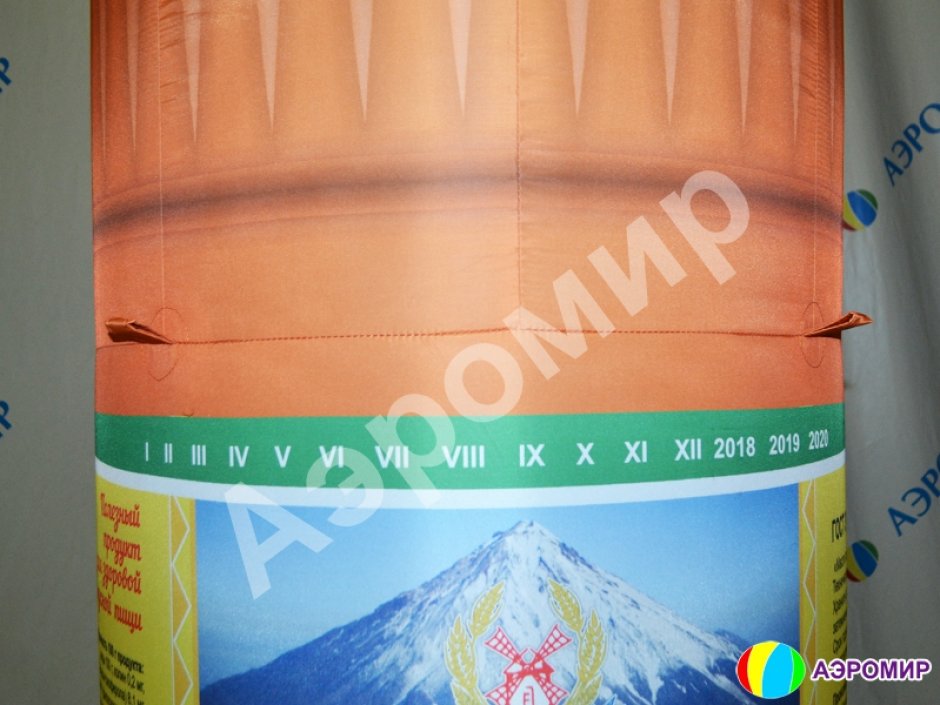 Надувная копия бутылки