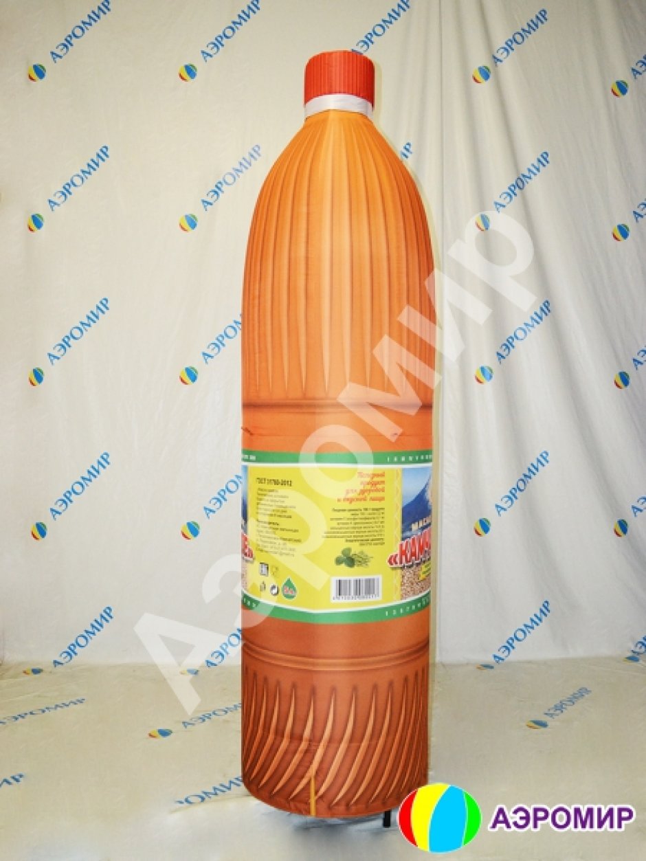 Надувная копия бутылки