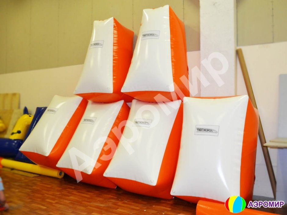 Надувная тактическая фигура кирпич (brick) для игры в пейнтбол, нёрф, лазертаг и арчеритаг