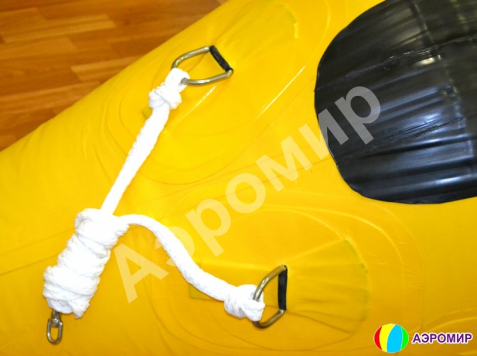 Банан надувной зимний — аттракцион банан-сани на 3, 4 или 5 мест