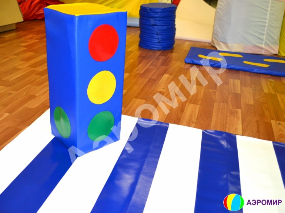 Мягкий модуль «Зебра»