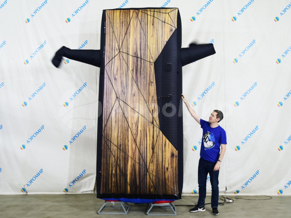 Универсальный рекламный носитель с эффектом машущей руки