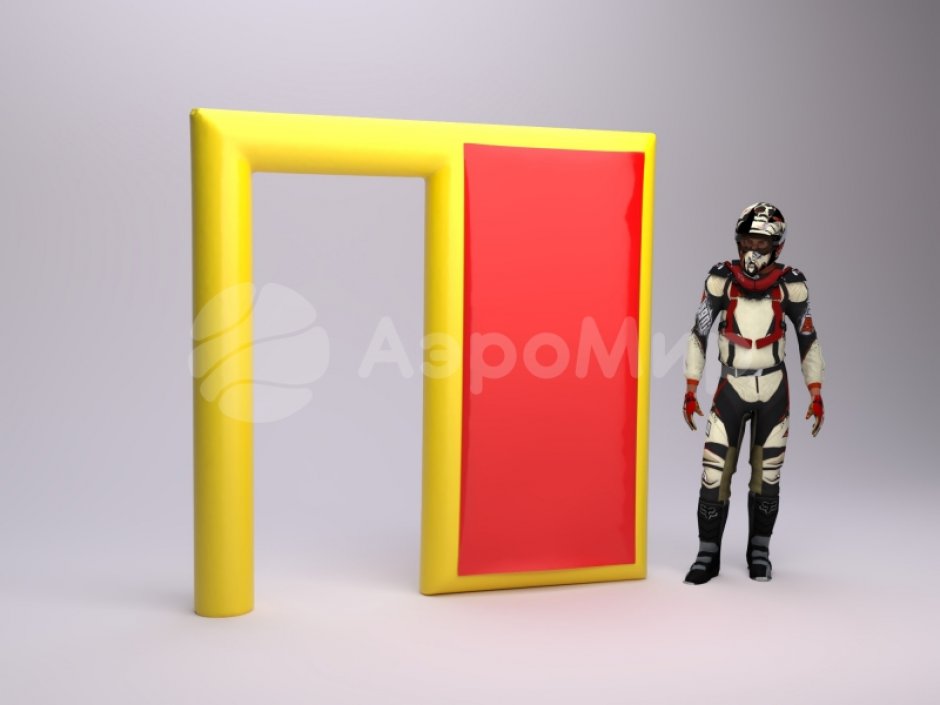 Надувная тактическая фигура Дверной проем W (Doorway W) для игры в пейнтбол, нёрф, лазертаг и арчеритаг