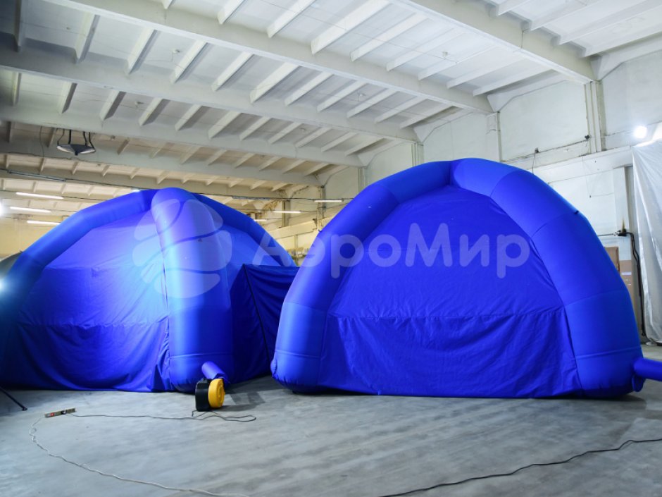 Надувная модульная палатка из 2 и более секций