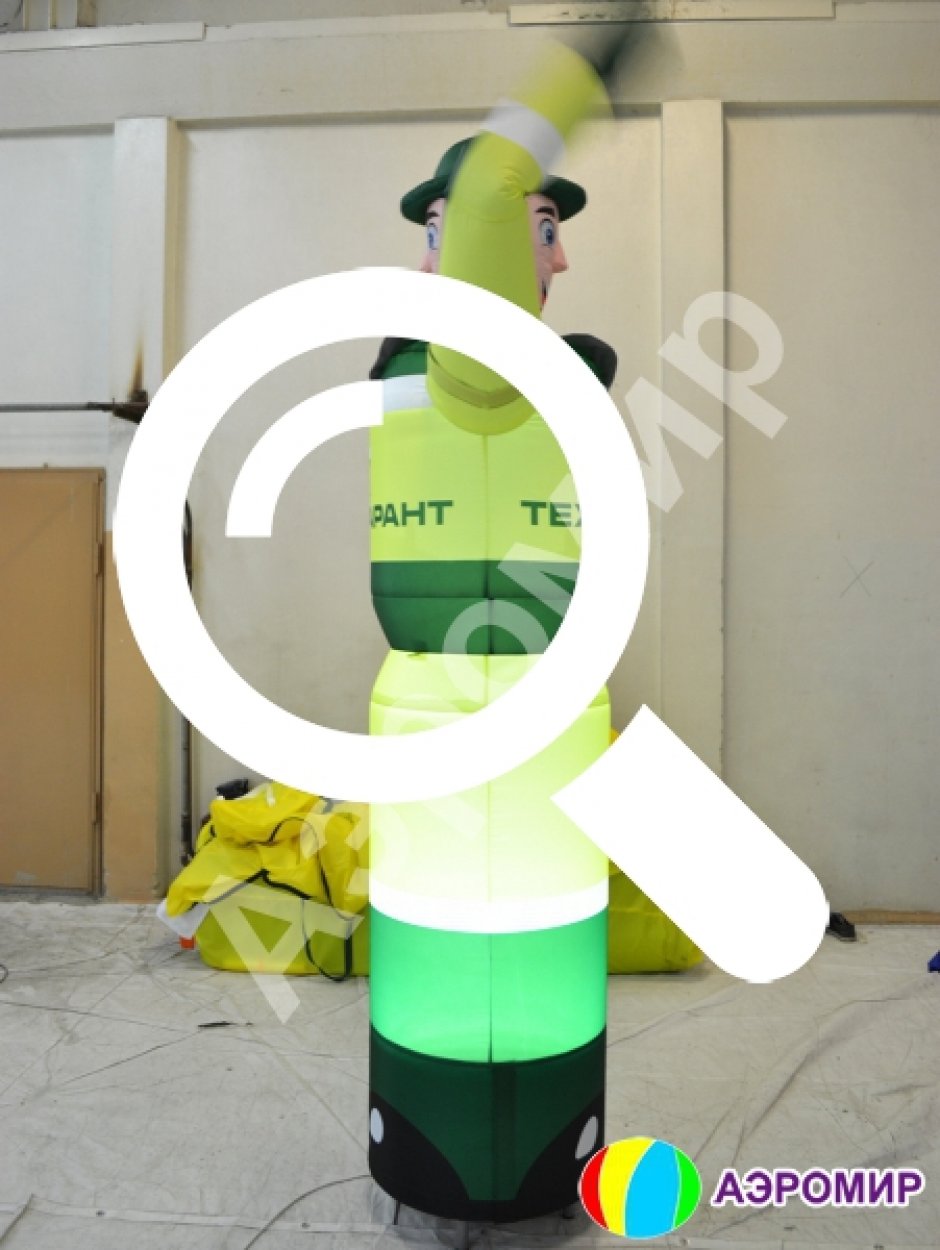 Сделаем рекламную фигуру двухсторонней — одинаково с обеих сторон