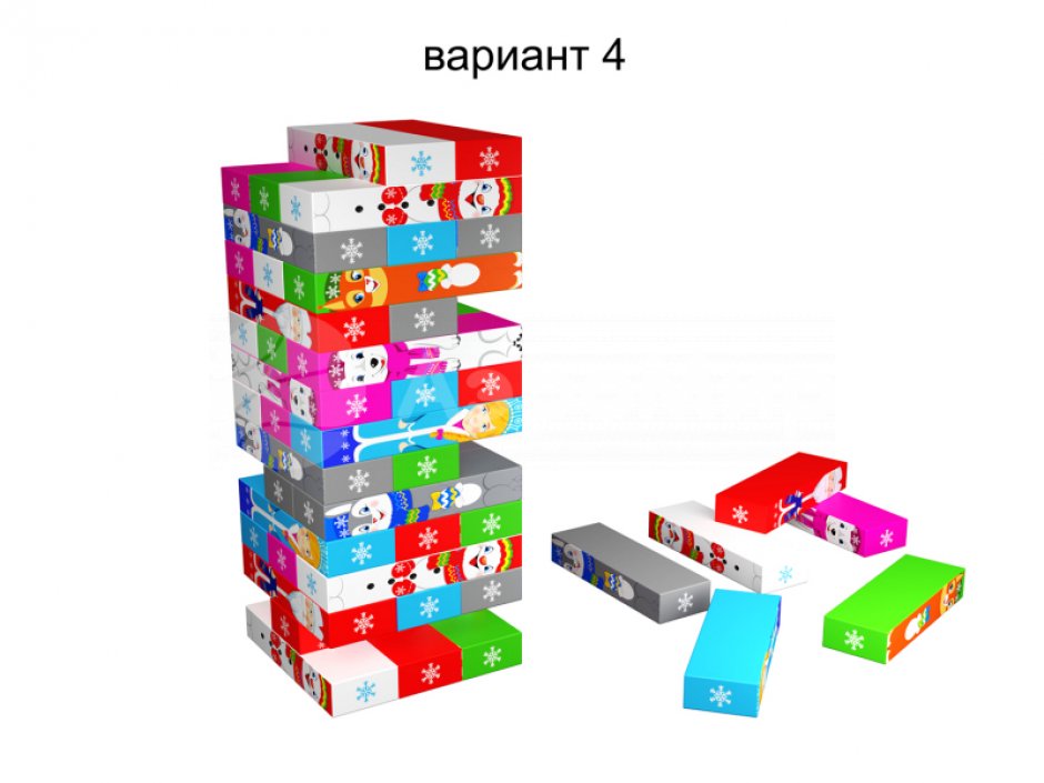 Командный игровой реквизит Мега дженга