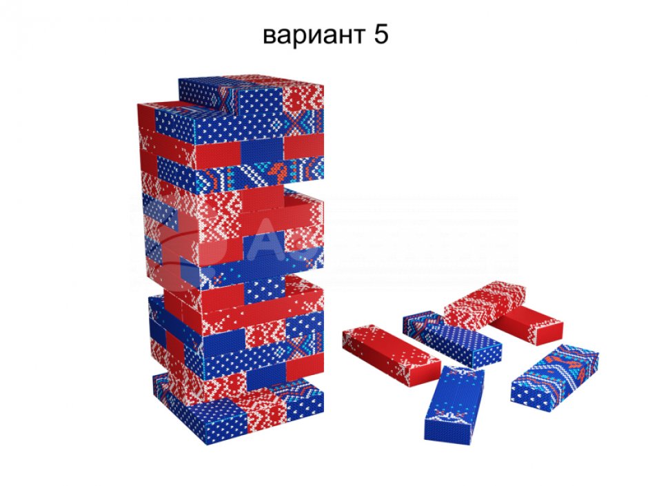 Командный игровой реквизит Мега дженга