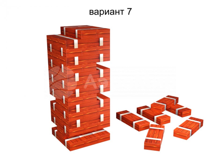 Командный игровой реквизит Мега дженга