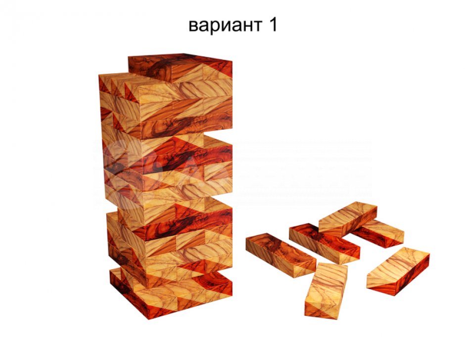 Командный игровой реквизит Мега дженга