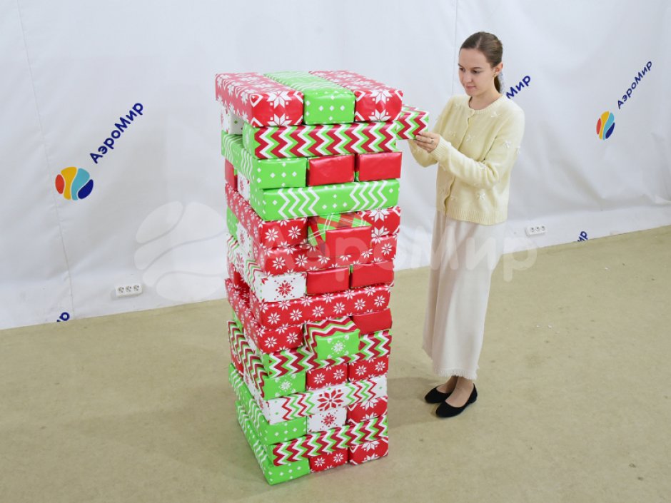 Гигантская дженга — популярная игра формата XXL