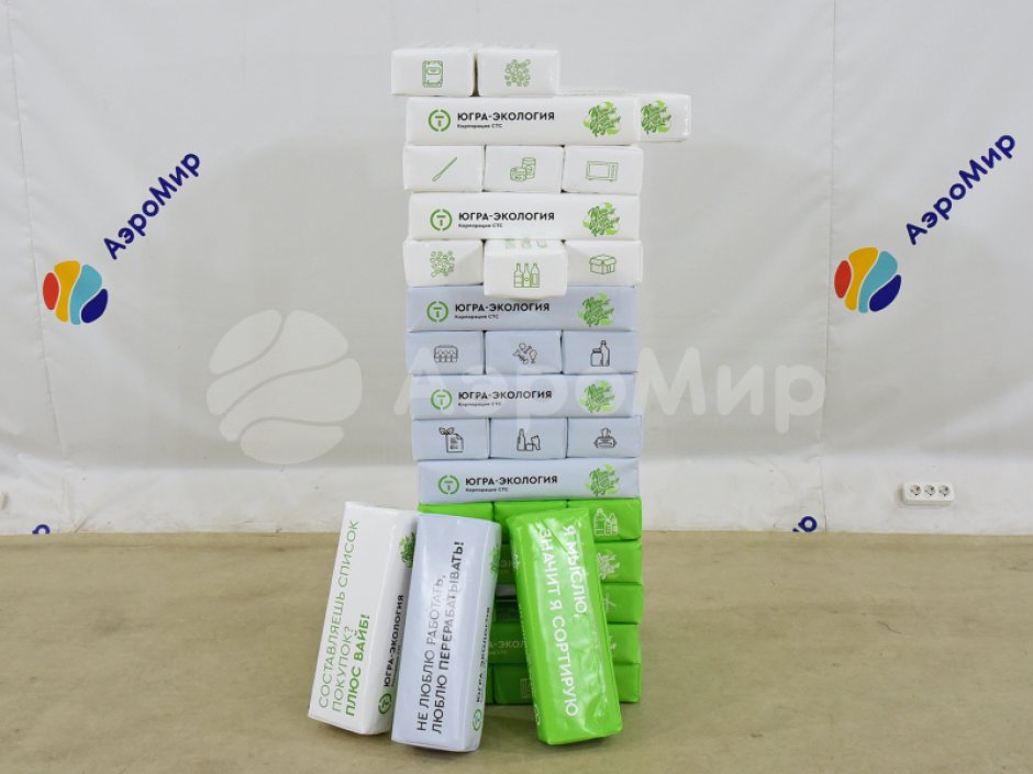 Гигантская дженга — популярная игра формата XXL