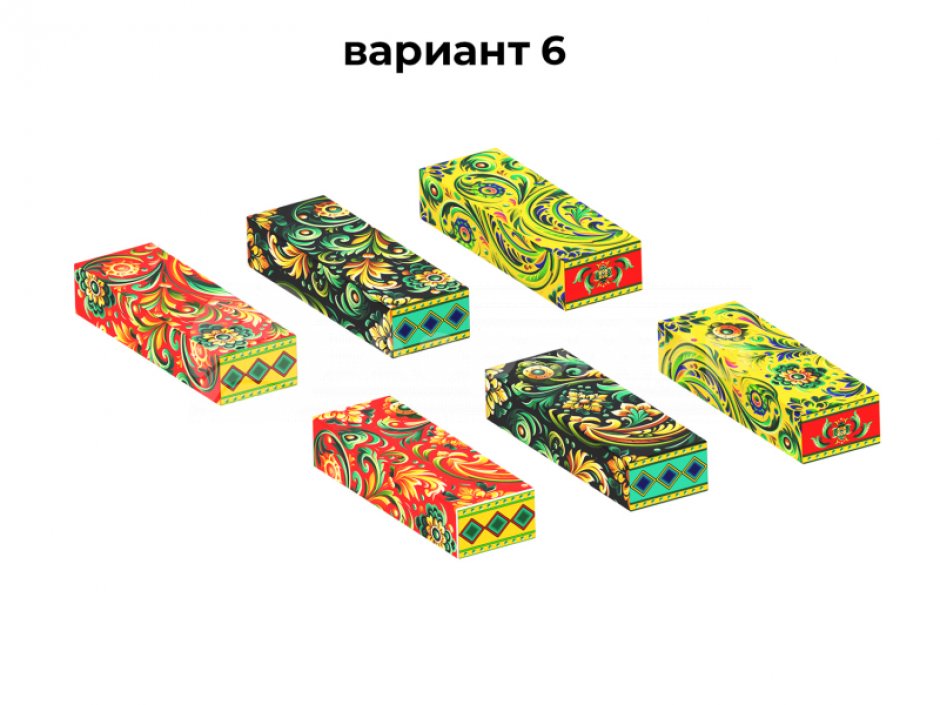 Дженга большая разноцветная