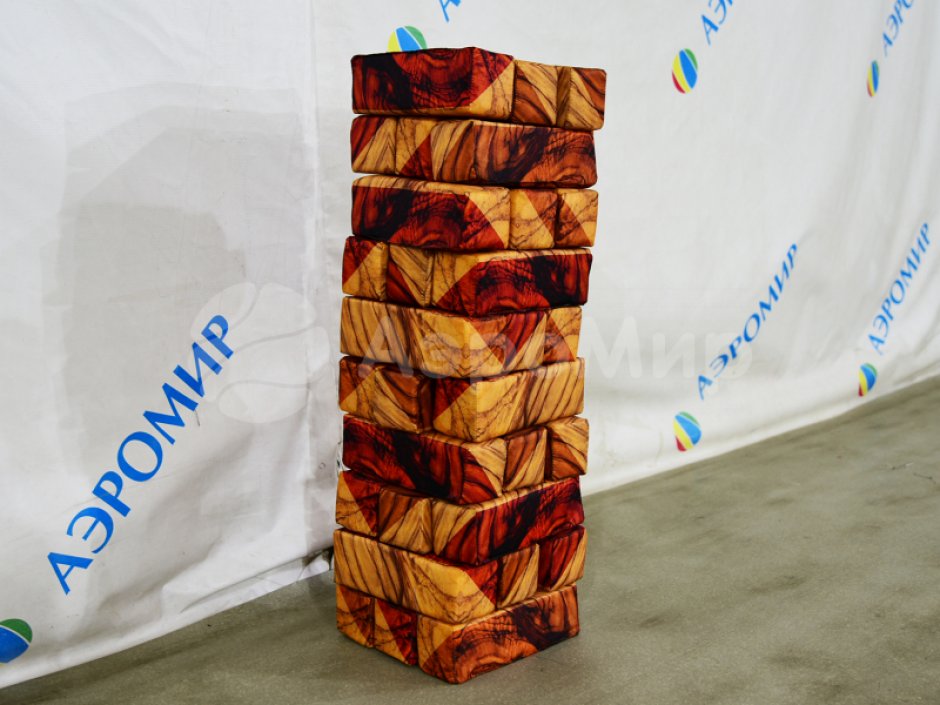 Гигантская дженга — популярная игра формата XXL