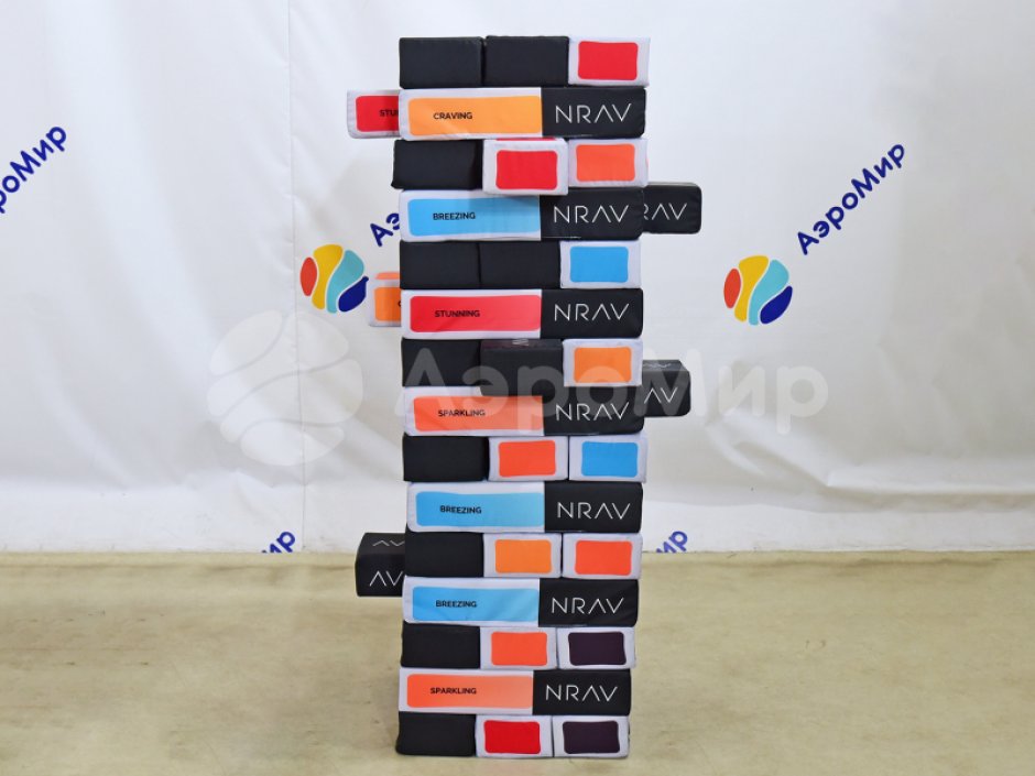 Гигантская дженга — популярная игра формата XXL