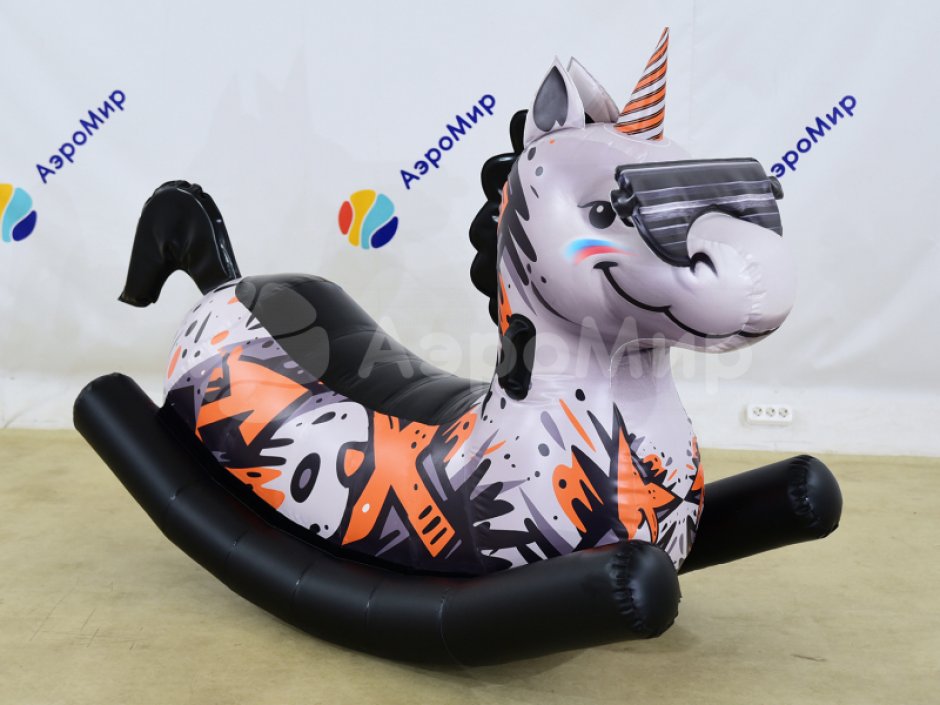 Надувная качалка Единорог