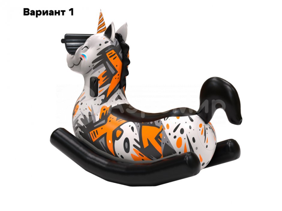 Надувная качалка Единорог