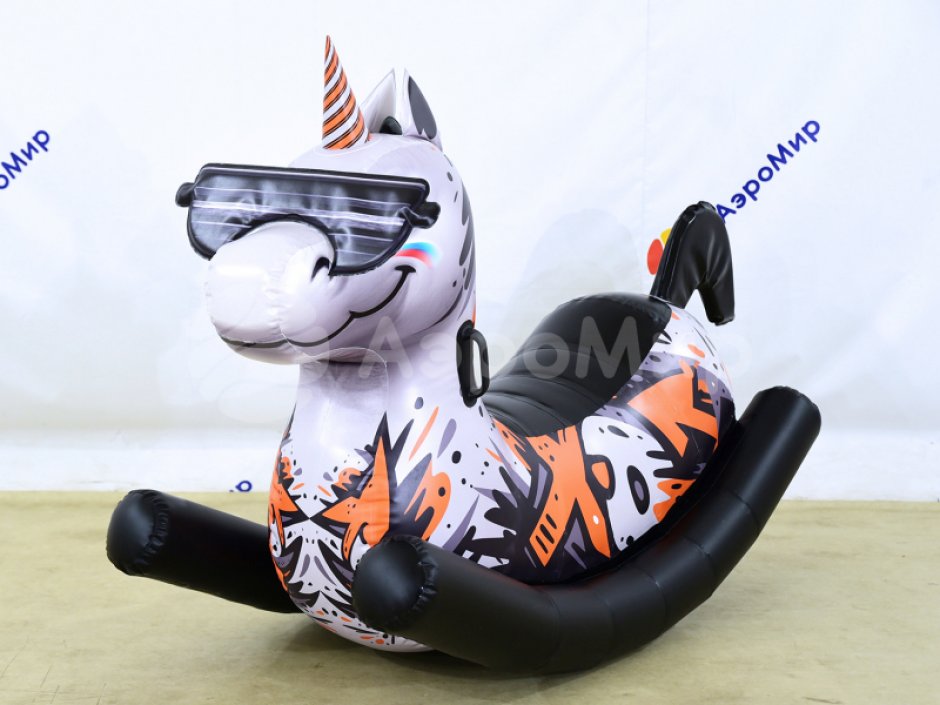 Надувная качалка Единорог