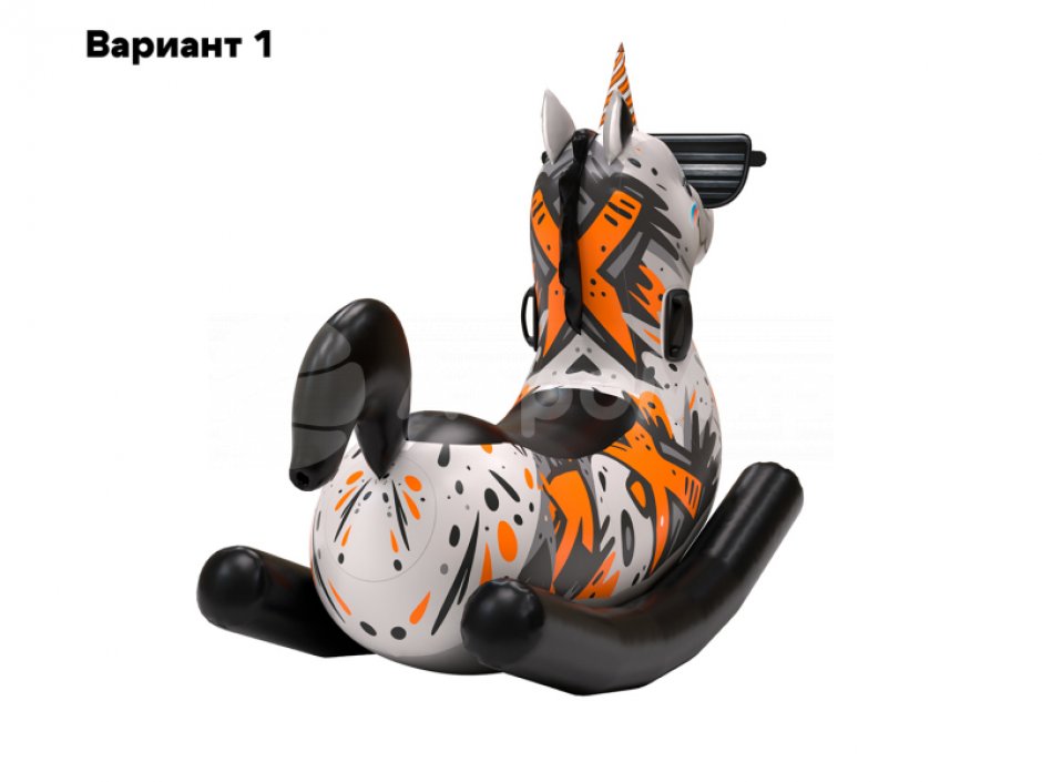 Надувная качалка Единорог