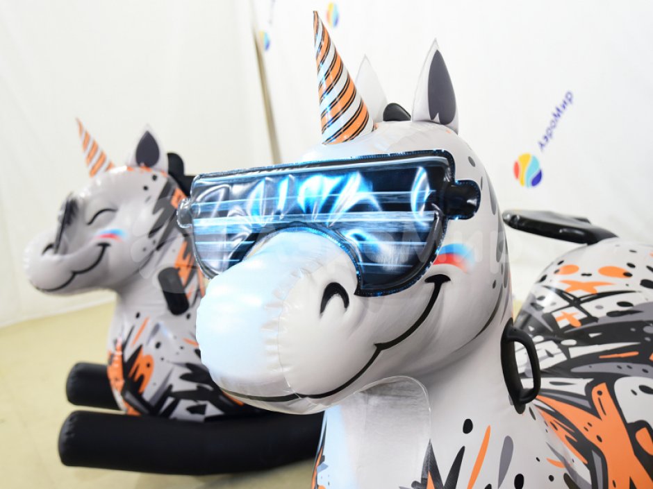 Надувная качалка Единорог