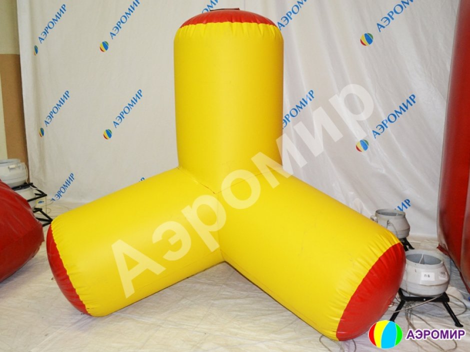 Надувная тактическая фигура Ёж (Hedgehog) для игры в пейнтбол, нёрф, лазертаг и арчеритаг