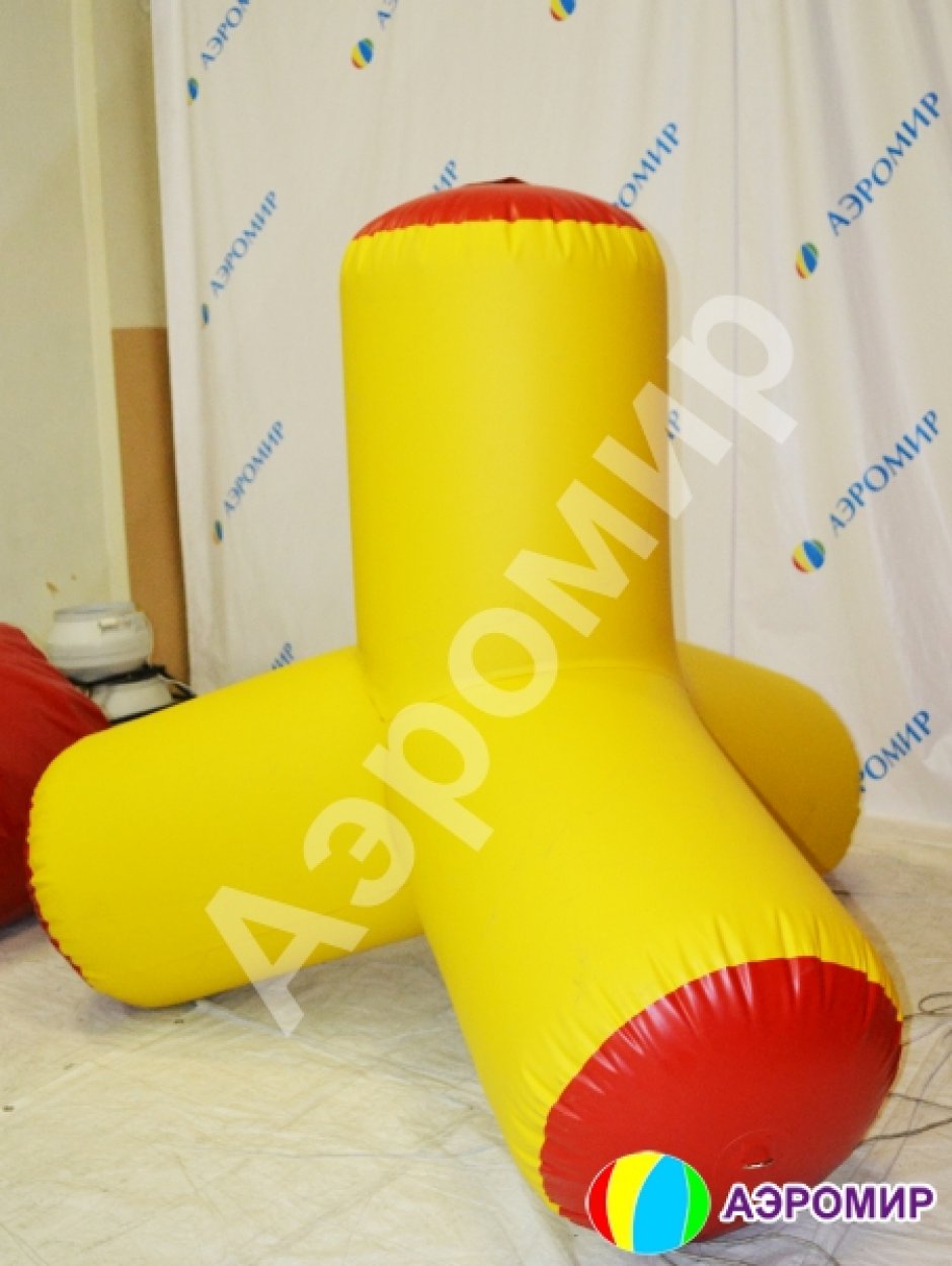 Надувная тактическая фигура Ёж (Hedgehog) для игры в пейнтбол, нёрф, лазертаг и арчеритаг