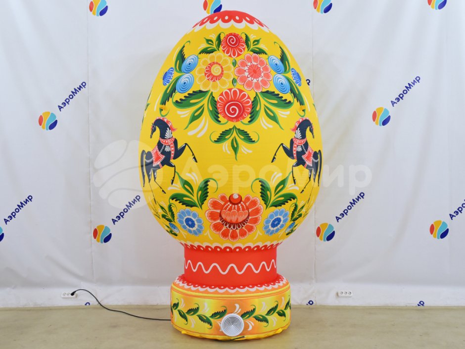 Пасхальное яйцо расписное — большая надувная фигура на Пасху
