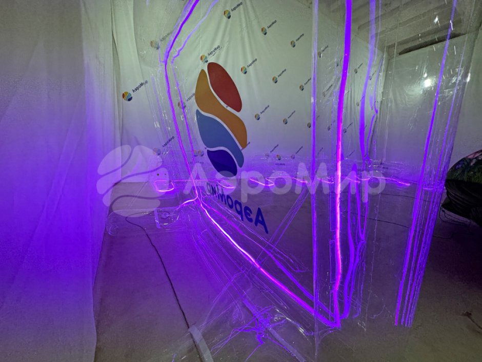 Рекламный надувной арт-объект с подсветкой