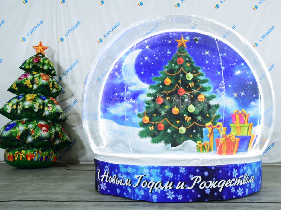 Эксклюзивный комплект Чудо-шар — прозрачная WOW-сфера с Ø3м