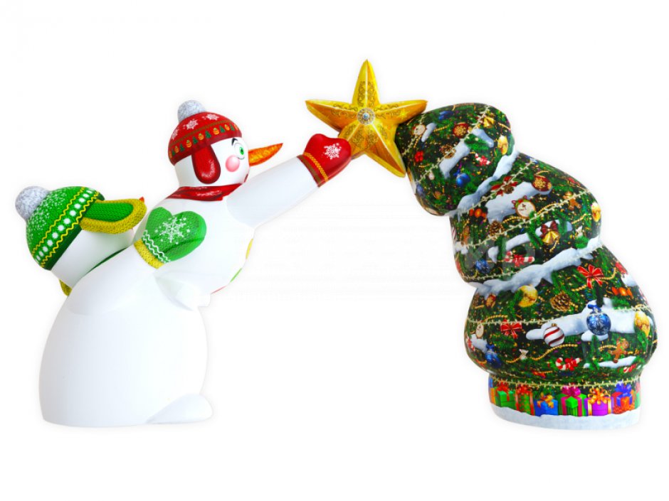 Новогодний переполох — новогодняя декоративная арка