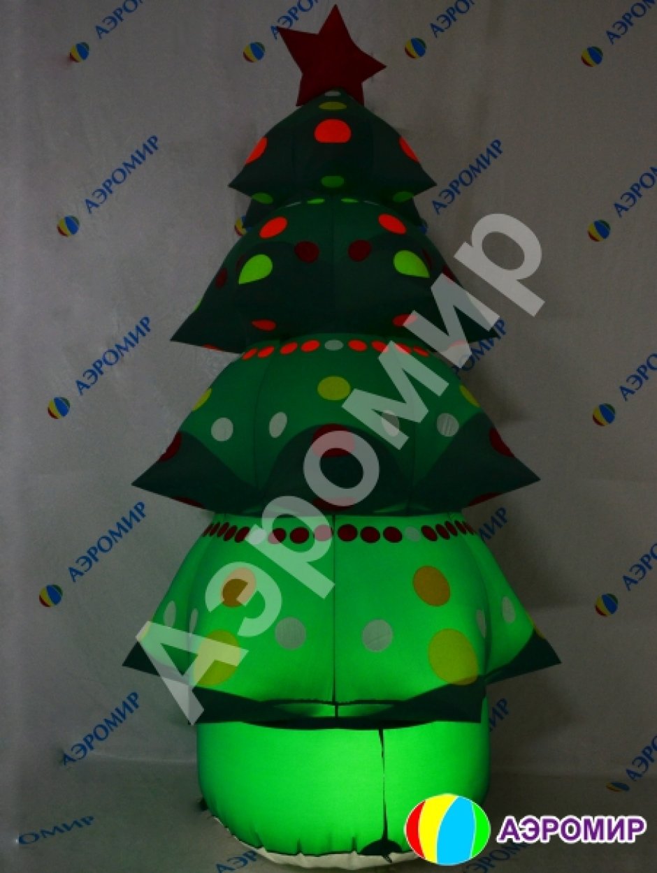 Комплект новогодних фигур Дед Мороз, Снегурочка, Ёлка стандарт