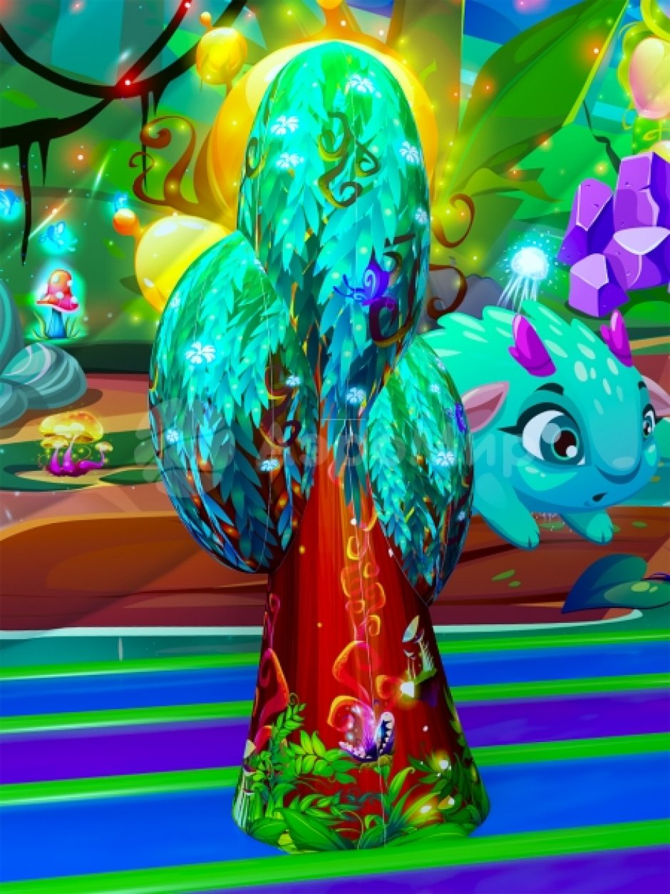 Большая фантазия — надувной батут площадью 110 м²