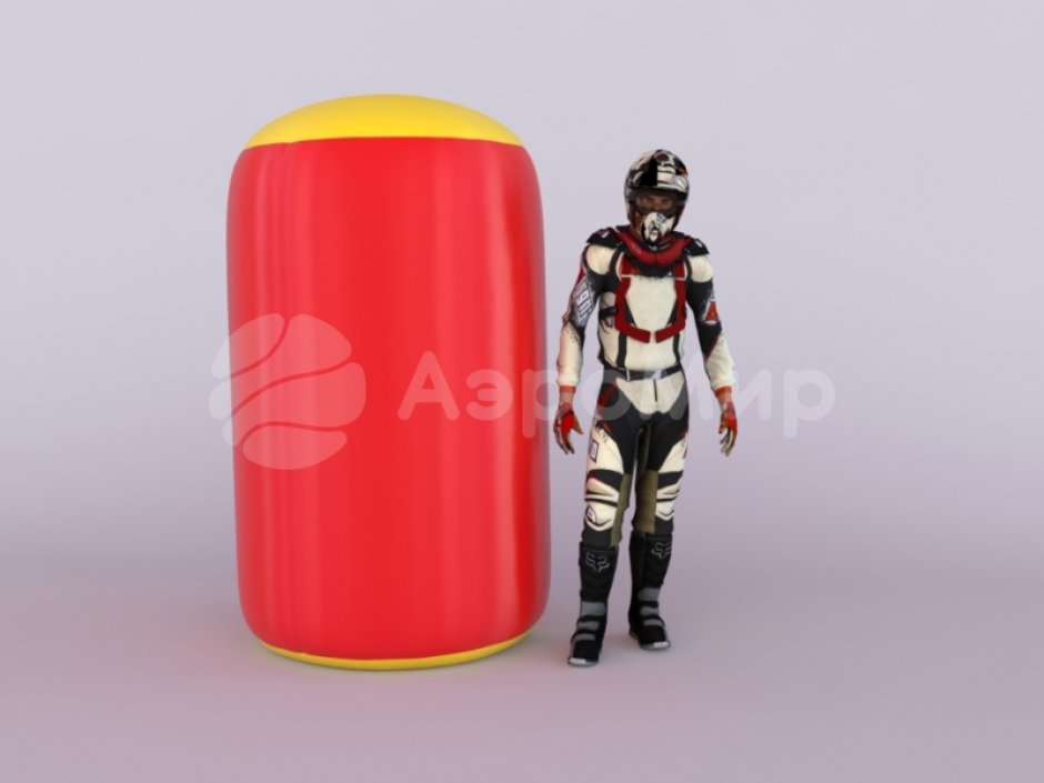 Надувная тактическая фигура Цилиндр (Cylinder) для игры в пейнтбол, нёрф, лазертаг и арчеритаг