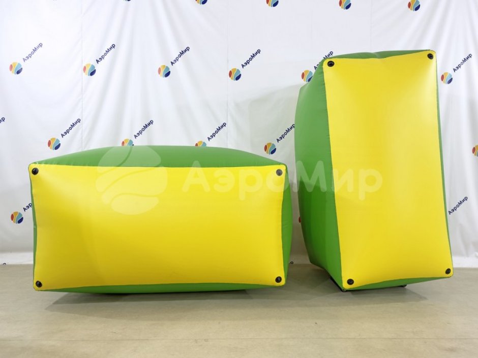 Надувная тактическая фигура Большой кирпич (Giant Brick) для игры в пейнтбол, нёрф, лазертаг и арчеритаг