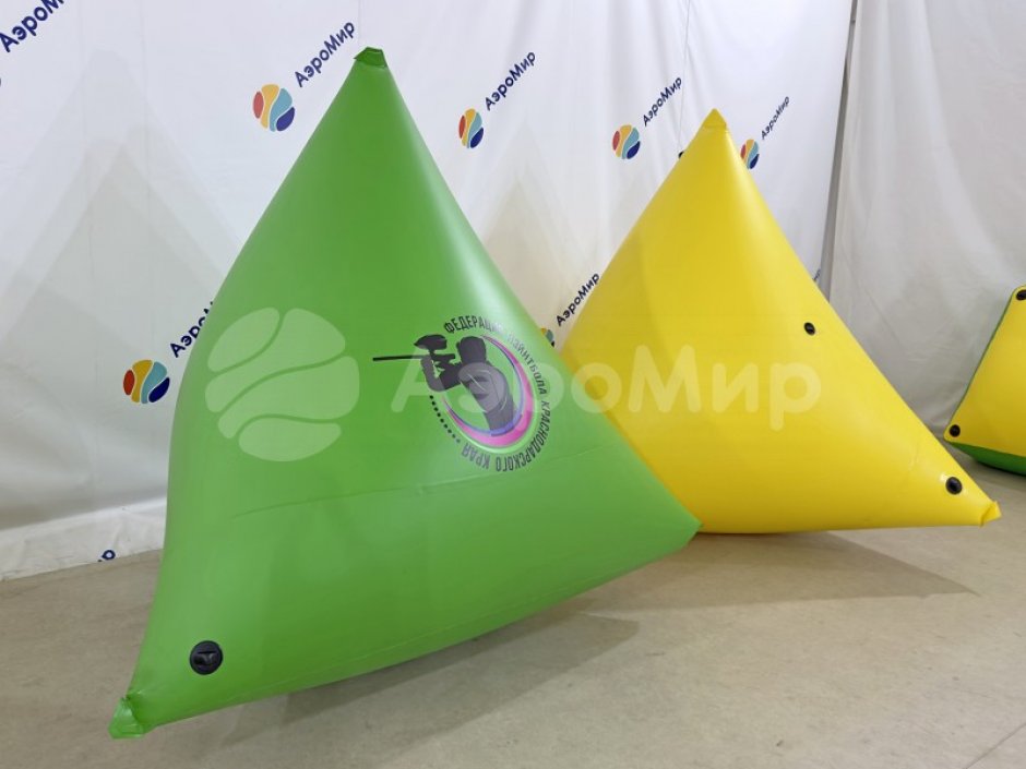 Надувная тактическая фигура Конверт средний (Dorito medium) для игры в пейнтбол, нёрф, лазертаг и арчеритаг