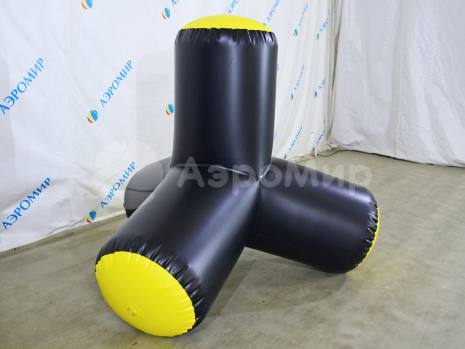 Надувная тактическая фигура Ёж (Hedgehog) для игры в пейнтбол, нёрф, лазертаг и арчеритаг