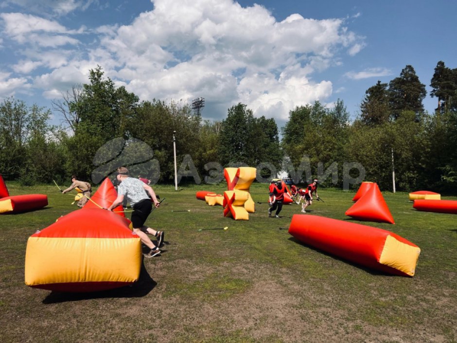 Надувная тактическая фигура Снейк Бим (Snake Beam) для игры в пейнтбол, нёрф, лазертаг и арчеритаг