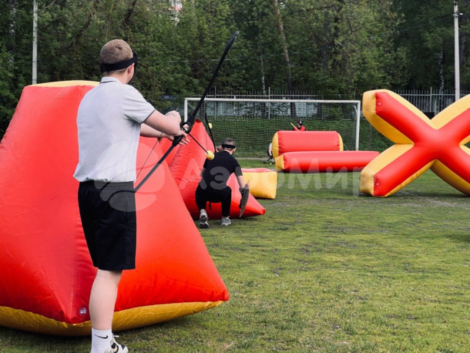 Надувная тактическая фигура Темпл (Temple) для игры в пейнтбол, нёрф, лазертаг и арчеритаг