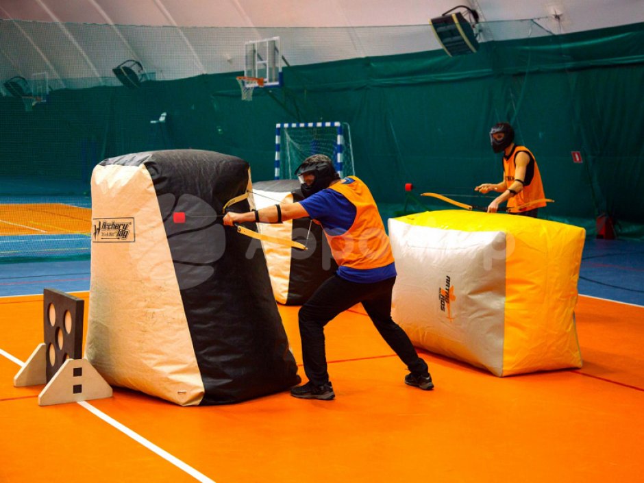 Надувная тактическая фигура кирпич (brick) для игры в пейнтбол, нёрф, лазертаг и арчеритаг