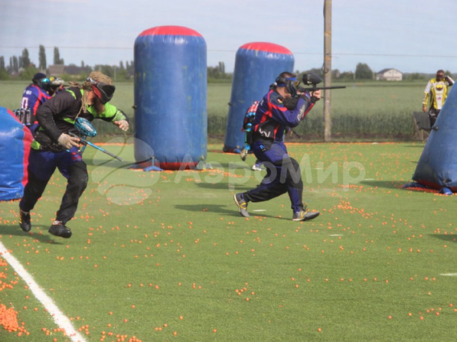 Надувная тактическая фигура Цилиндр (Cylinder) для игры в пейнтбол, нёрф, лазертаг и арчеритаг