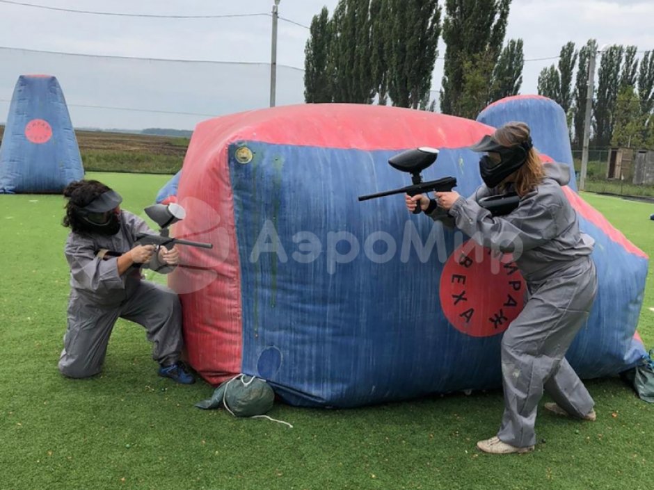 Надувная тактическая фигура Большое крыло (Giant Wing) для игры в пейнтбол, нёрф, лазертаг и арчеритаг