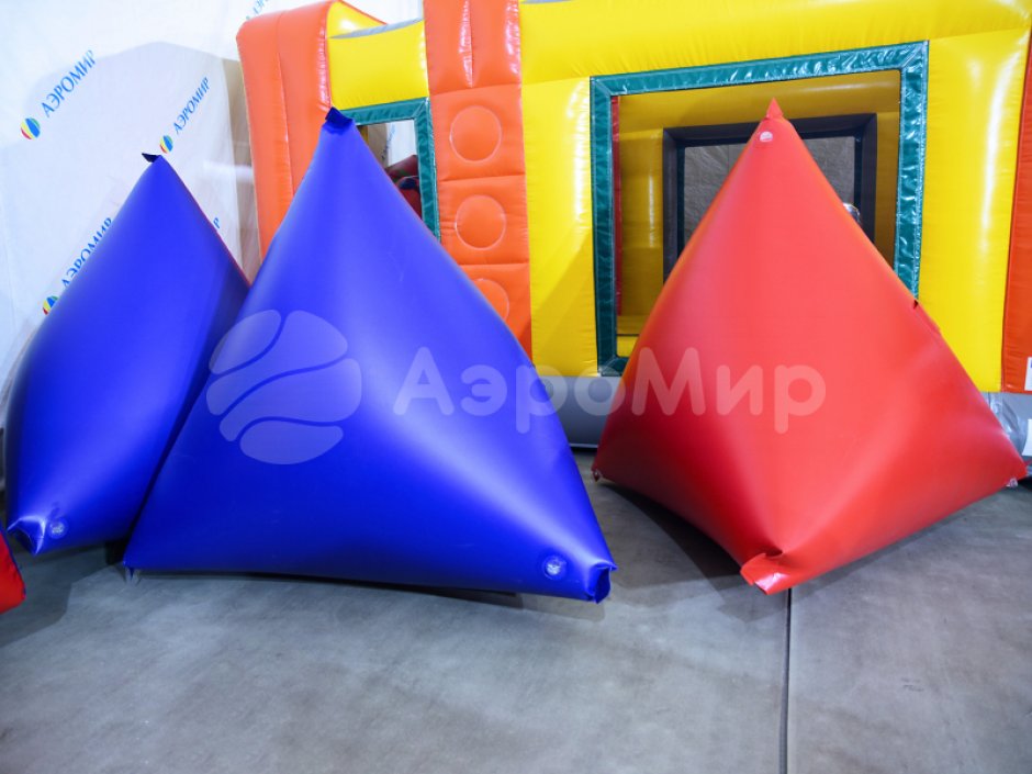 Надувная тактическая фигура Конверт средний (Dorito medium) для игры в пейнтбол, нёрф, лазертаг и арчеритаг