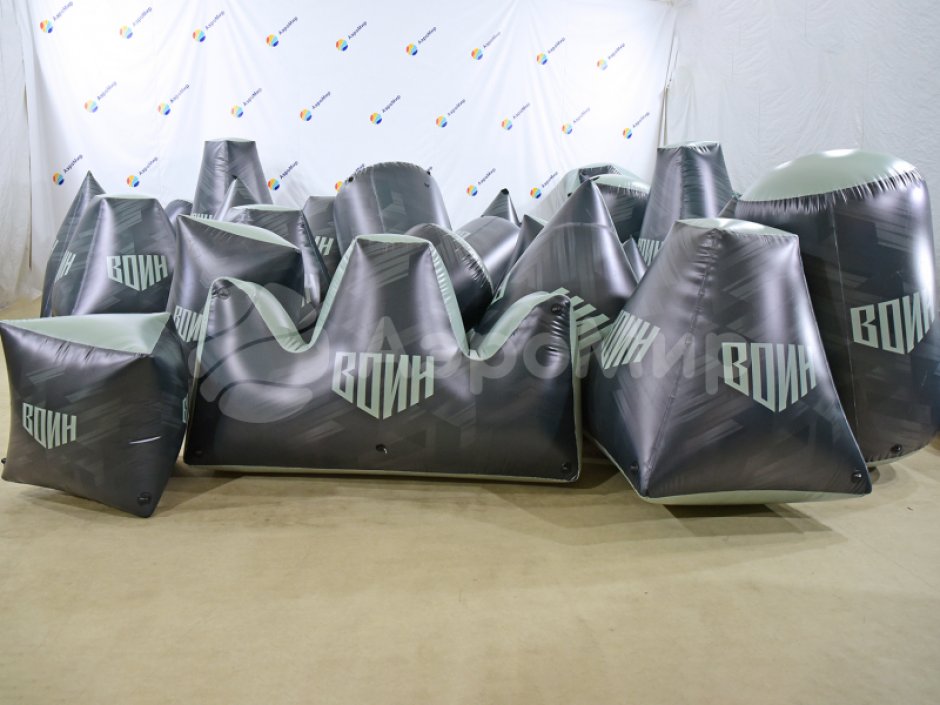 Надувная тактическая фигура Темпл (Temple) для игры в пейнтбол, нёрф, лазертаг и арчеритаг