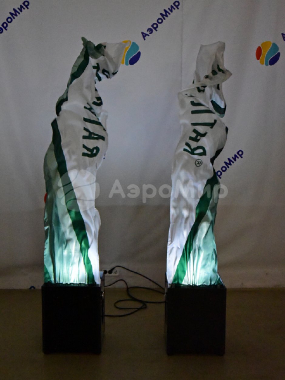 Имитация пламени — однотонный материал (без печати) либо полноцвет