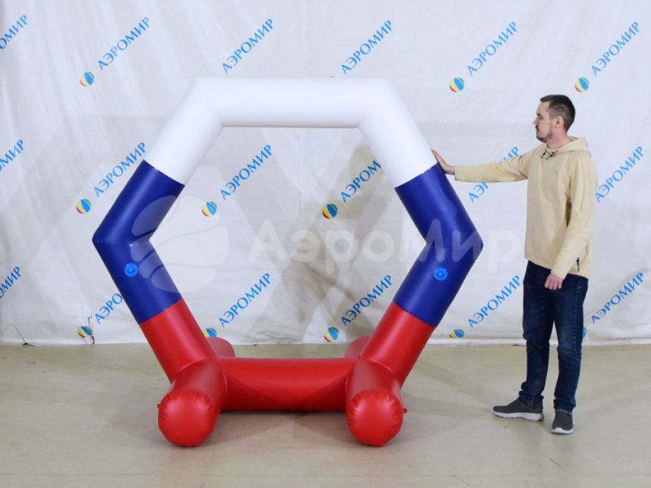 Надувная полоса препятствий для дронов — 30 х 30 м