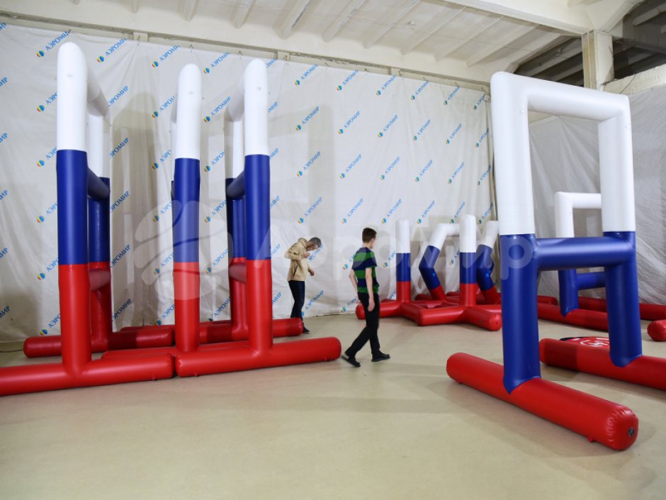 Тоннель шестигранник — для гоночной трассы дронов