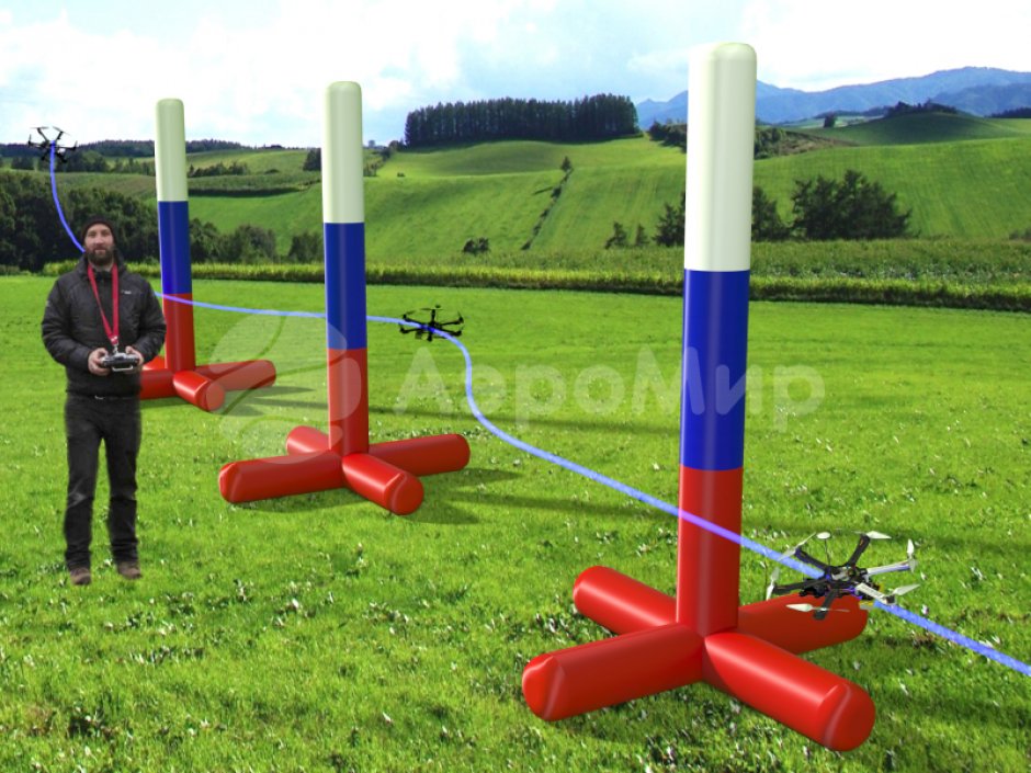 Флаг / Столб для трассы дронов и FPV дронов